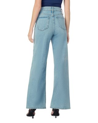 Petite The Mia High Rise Wide Leg Jeans in Riveting