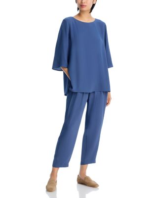 Silk Ballet Neck Top