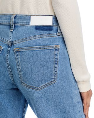 Mid Rise Wide Leg Jeans in Azulito