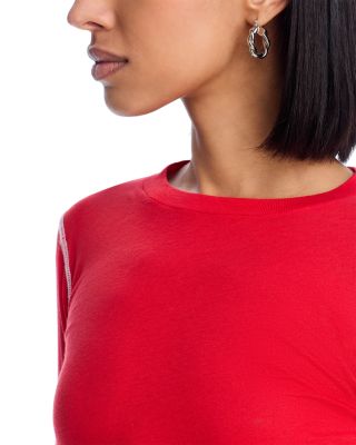 Semi Sheer Cotton Tee