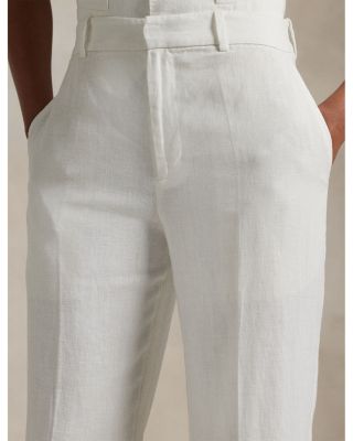 Straight Linen Pants