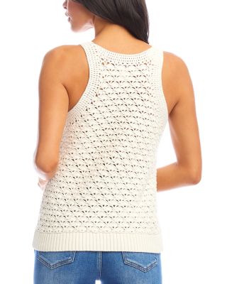 Sleeveless Crocheted Top