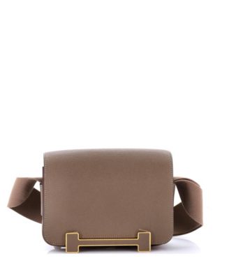Pre-Owned HERMÈS - Geta Bag Chevre Mysore