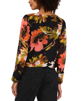 Wrapped Long Sleeve Blouse