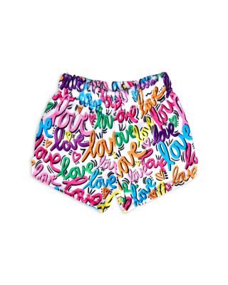 Girls' Corey Paige Love Letters Plush Shorts - Little Kid, Big Kid