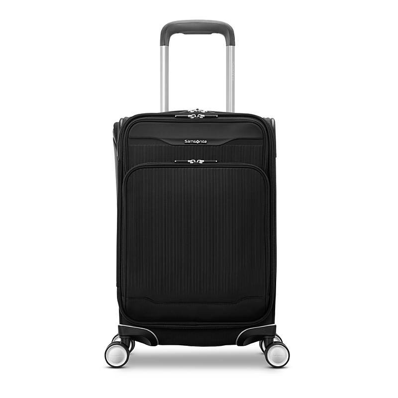 Samsonite Silhouette 18 Softside Global Carry On Spinner Suitcase In Black