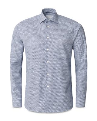 Slim Fit Printed Button Front Shirt