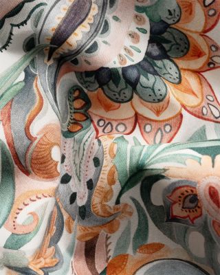 Slim Fit Printed Button Front Shirt