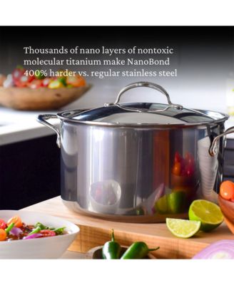 NanoBond&amp;reg; Molecular Titanium 8-Quart Stockpot with Lid