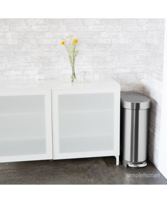 45 Liter Slim Liner Rim Kitchen Trash Can