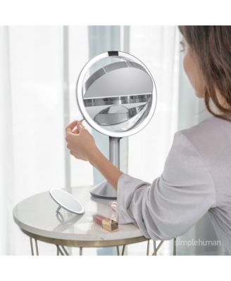 10" Sensor Makeup Mirror, Trio Magnification & Adjustable Brightness