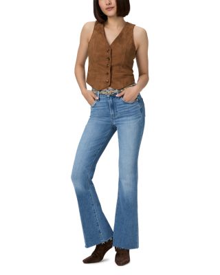 Laurel Canyon High Rise Flare Jeans in Mesmerize