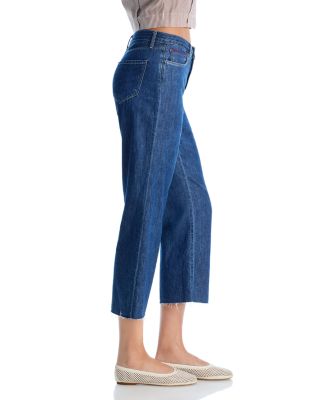 Wanda High Rise Cropped Straight Jeans in Spokane