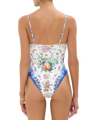 Ruffled Underwire One Piece Swimsuit
