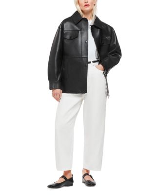 Petites Authentic Barrel Leg Jeans in White