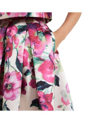 Celeste Floral Border Skirt