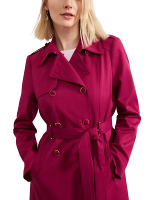 Cheryl Fitted Trench Button Up Jacket