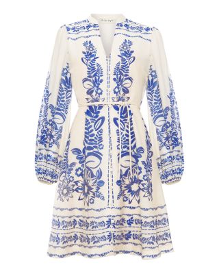 Pia Floral Button Mini Dress