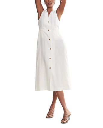ladies summer shift dresses Womens Cotton Linen Casual Loose Sleeveless Pleated Midi Tshirt Sundress Beach Gauze Dress Dark Gray Sundresses for Women Plus Size S at Amazon Women's Clothing store Product Description Shift Casual Dresses for Women