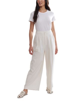 Silk Wide Leg Trousers