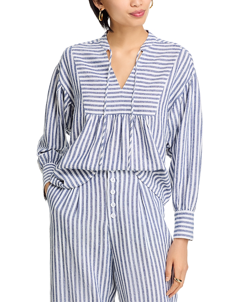 Shop Aqua Popover Top - Exclusive