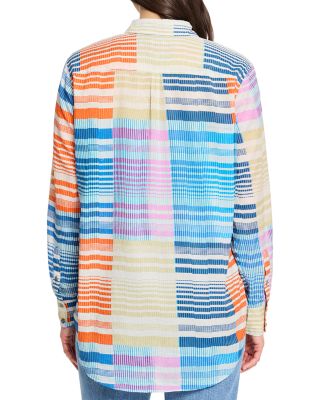 Sunset Stripe Boyfriend Shirt