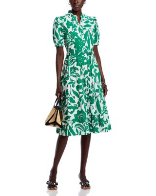 Floral Print Belted Dress