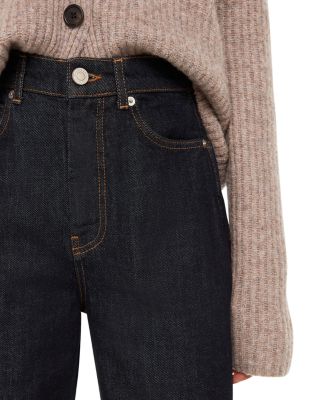 Authentic High Rise Barrel Leg Jean in Dark Denim