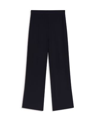 Gorjja Piping Detail Wide Leg Crepe Pants