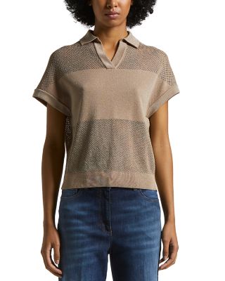 Peserico - Knitted Polo Sweater