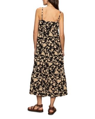 Tiered Floral Maxi Dress
