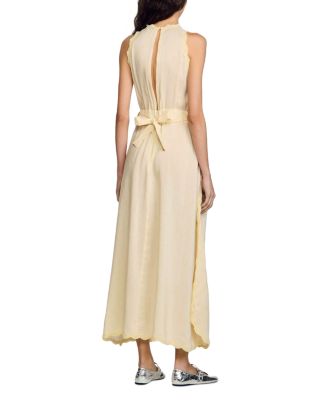 Sandro Lace Detail Maxi Dress | Bloomingdale's Women