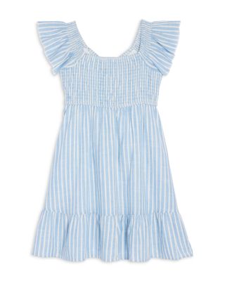 Girls' Striped Smocked Dress - Big Kid