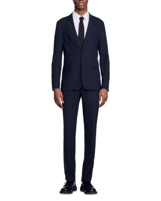 Unstructured Wool Suit Jacket