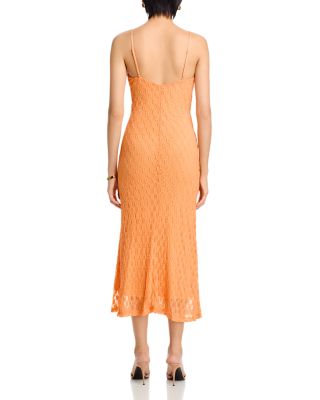 Adoni Floral Mesh Midi Slip Dress