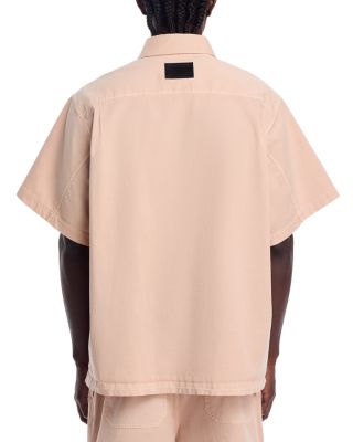 Relaxed Short Sleeve Uniform Shirt