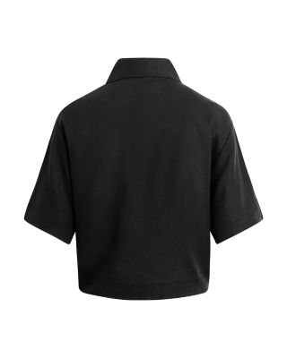 Short Sleeve Knotted Shirt