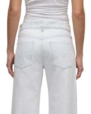 Rylee Low Rise Loose Jeans in Bleached Clouds