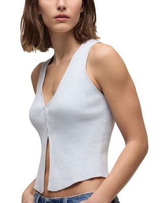 Sleeveless V Neck Sweater