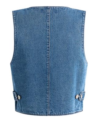 Boxy Denim Vest