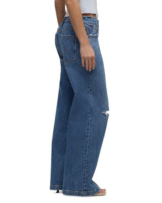 Rylee Low Rise Loose Jeans in Radical
