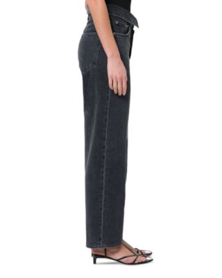 Echo Tapered Foldover Jeans in Zephyr