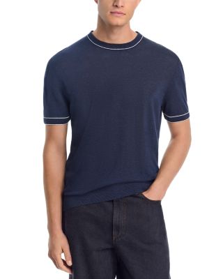 Linen Blend Crewneck Sweater