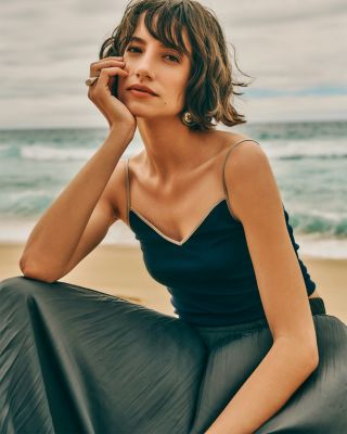 Cotton Seamless V-Neck Cami