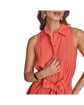 Tie Waist Shirtdress