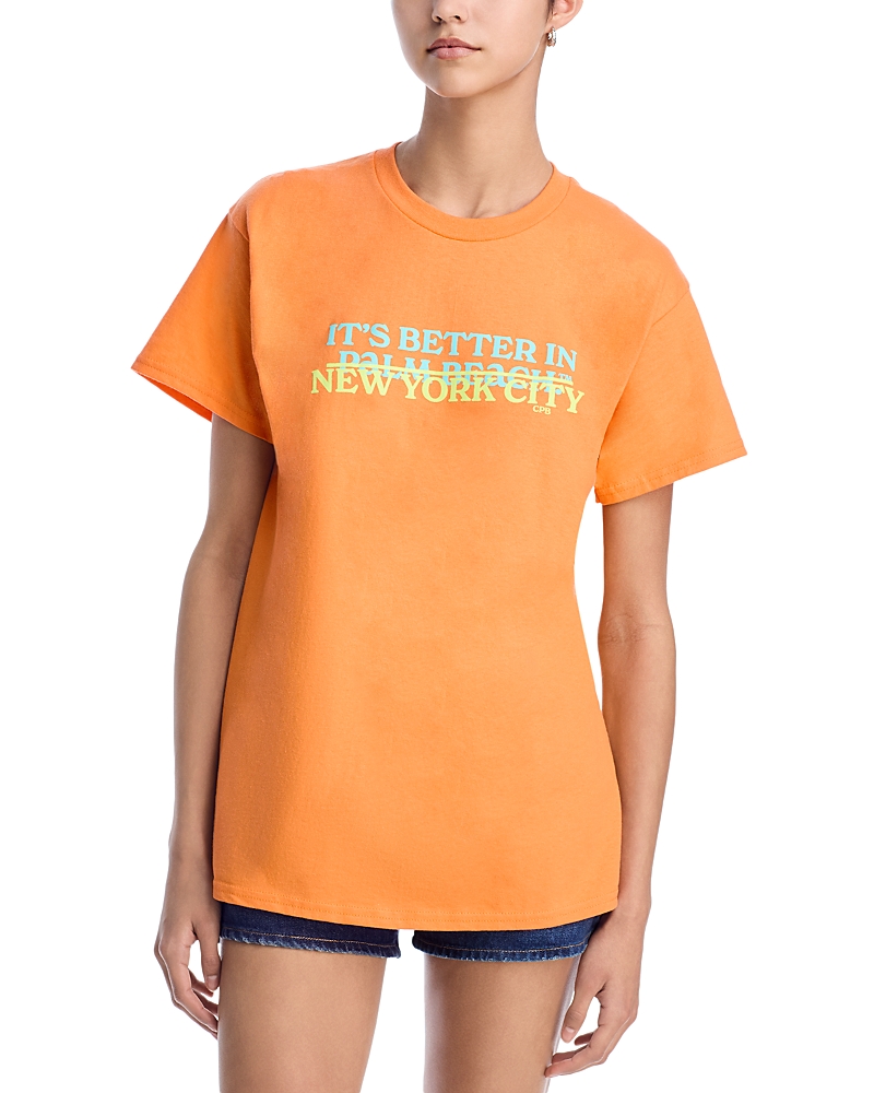 CONIGLIO PALM BEACH IT'S BETTER IN NEW YORK CITY TEE