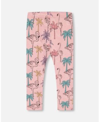 Girls' Printed Organic Cotton Capri Legging - Little Kid