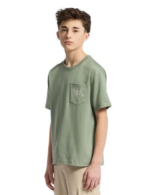 Unisex Desert Heavyweight Relaxed Fit Pocket Tee - Little Kid, Big Kid