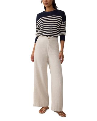 Sun Strider Wide Leg Linen Pants  
