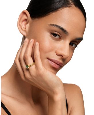 DY Mercer Stone Ring in 18K Yellow Gold with, 7mm